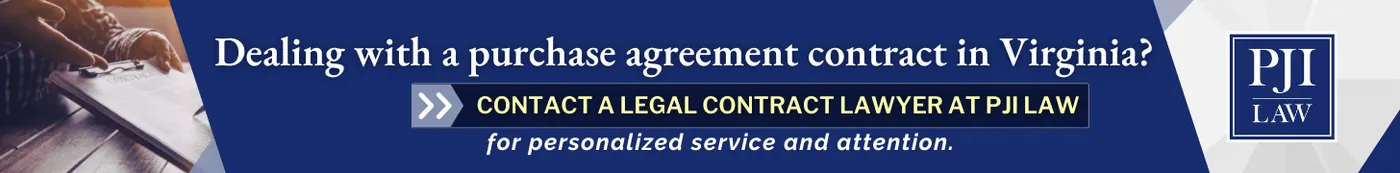 Dealing with a purchase agreement