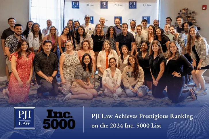 PJI Law Achieves Prestigious Ranking on the 2024 Inc. 5000 List