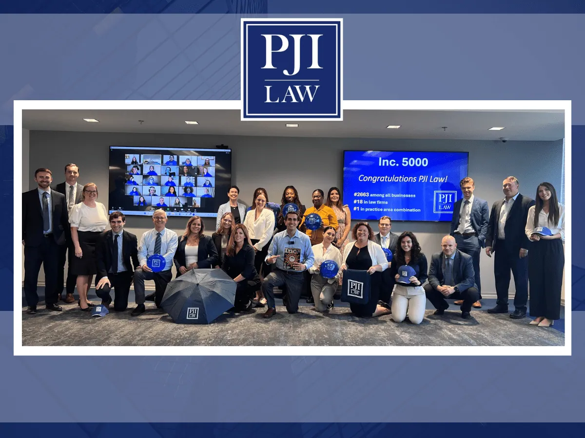 PJI Law, PLC Announces Its Ranking on the 2023 Inc. 5000 for 202% 3-Year Growth