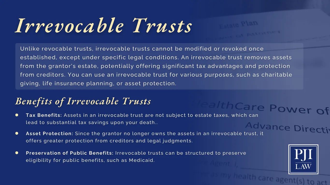 Richmond, Virginia estate planning attorneys explain the types of trusts available. Call (804) 653-3450 to schedule a consultation.