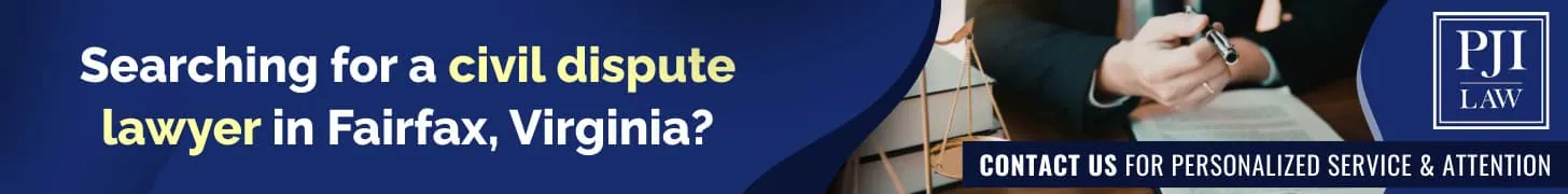 Searching for a civil dispute lawyer in Fairfax, Virginia
