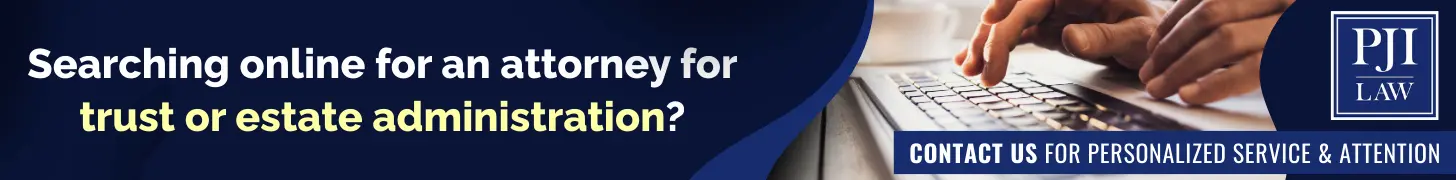 Searching online for an attorney for trust or estate administration
