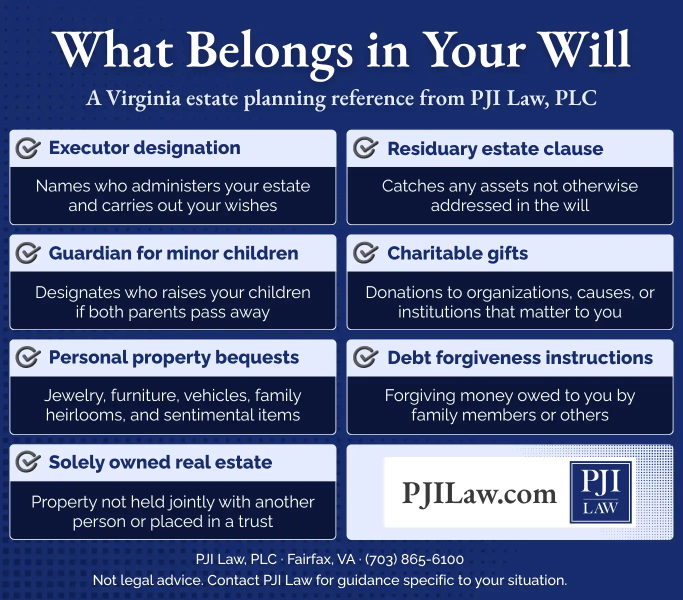 What Belongs in Your Will